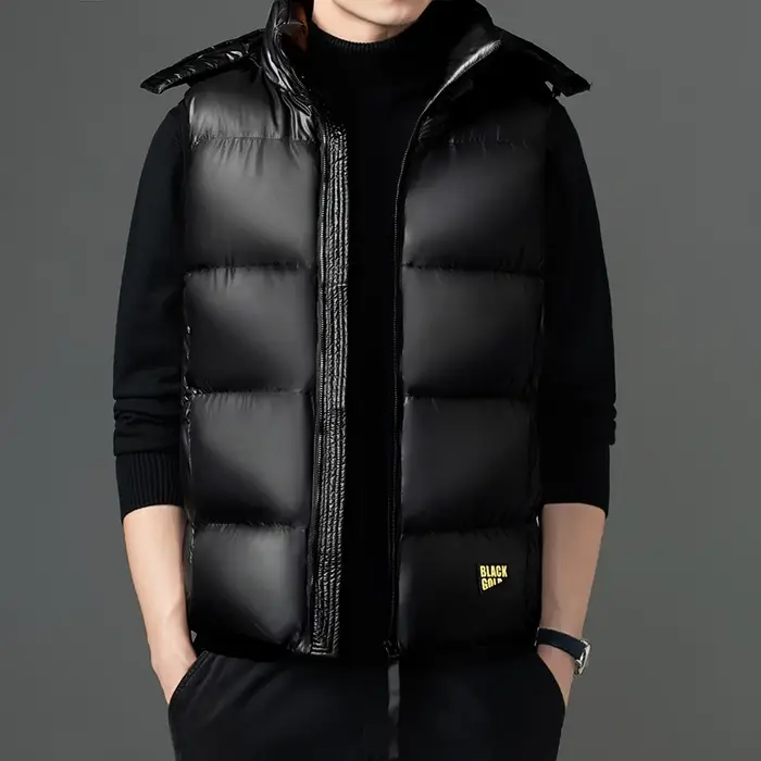 Marque hommes gilet vers le bas