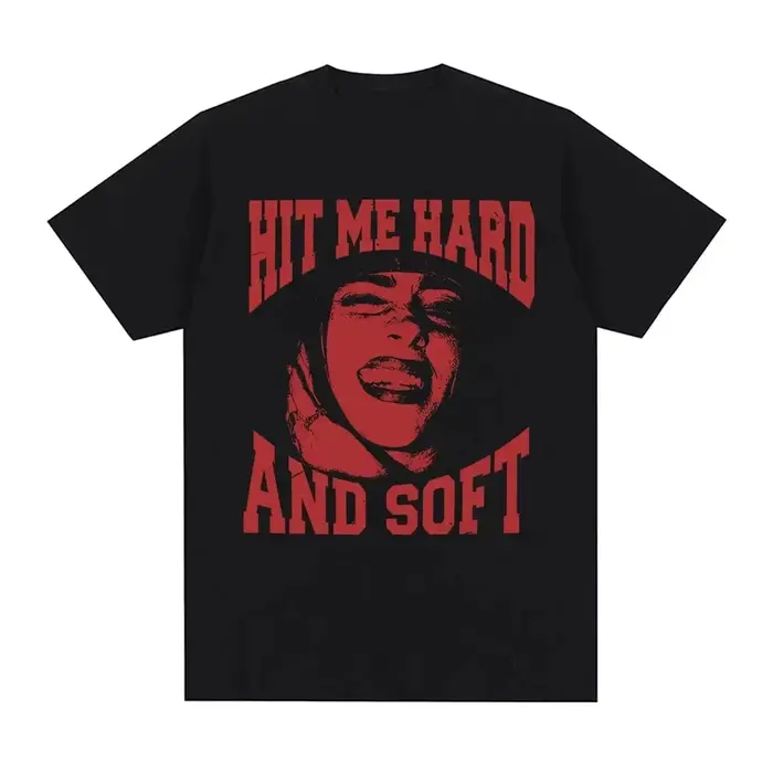 T-shirts à manches courtes en pur coton pour femmes et hommes de Billie Eilish, collection d'été de 