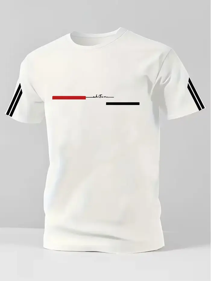T-shirt de sport pour homme à séchage rapide, en maille respirante, à manches courtes, col rond, décontracté, pour la gym, l'entraînement, la course à pied