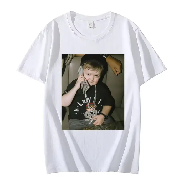 Hasbulla combat T-shirt Mini Khabib blogueur graphique T-shirts hommes femmes haute qualité surdimensionné