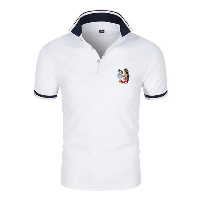 Hinano Tahiti Beer Summer Polo à manches courtes pour homme