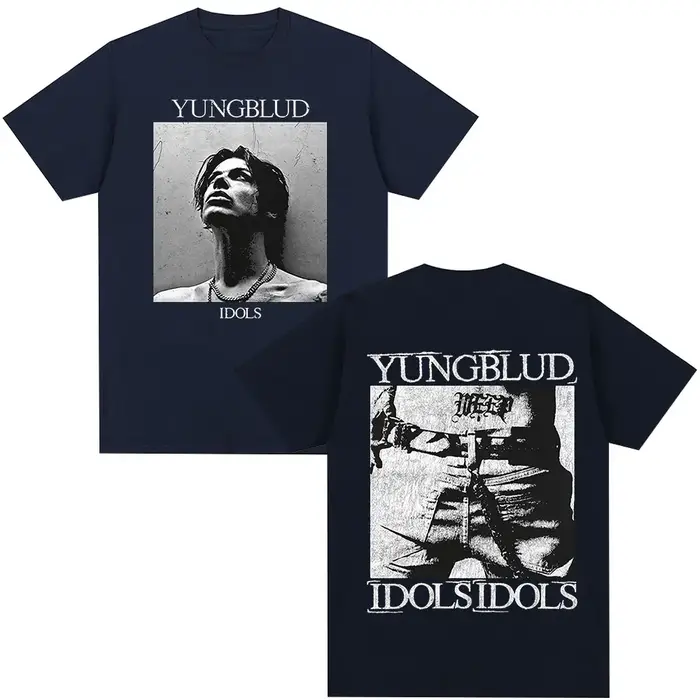 Chanteur Yungblud IDOLS Album Tour 2025 T-shirt hommes femmes vêtements Hip Hop manches courtes T-shirts surdimensionné