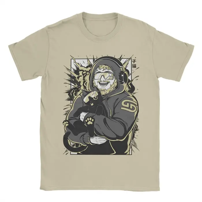 T-Shirts pour hommes caseoh merch Vintage coton