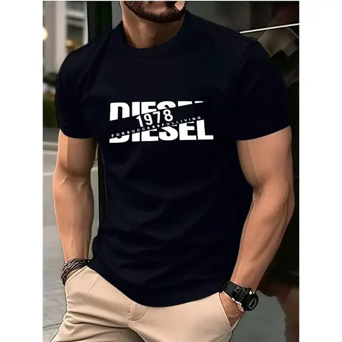 Nouveau T-shirt Homme Tendance 2026 Léger Respirant Confortable pour l'Été Décontracté Sport Fitness Multi-usages