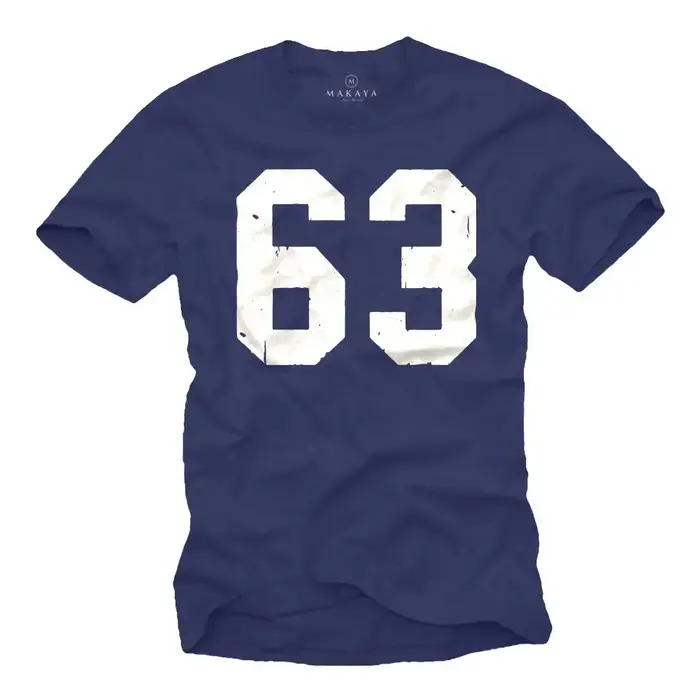 T-shirt Bulldozer pour Homme, Bleu, 63 S, XXXL
