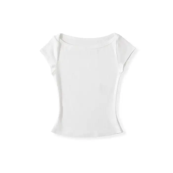 T-Shirt amincissant à manches courtes pour femmes