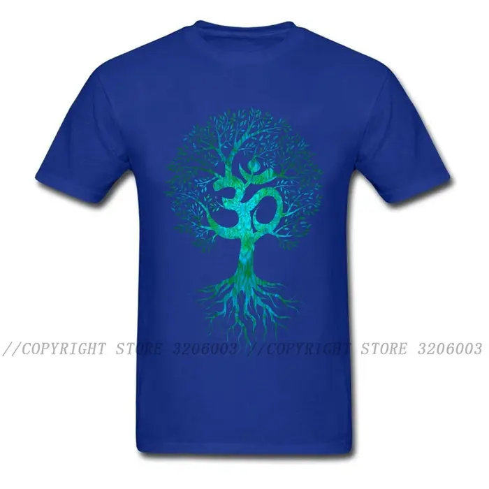 Hommes T-shirt Om arbre de vie