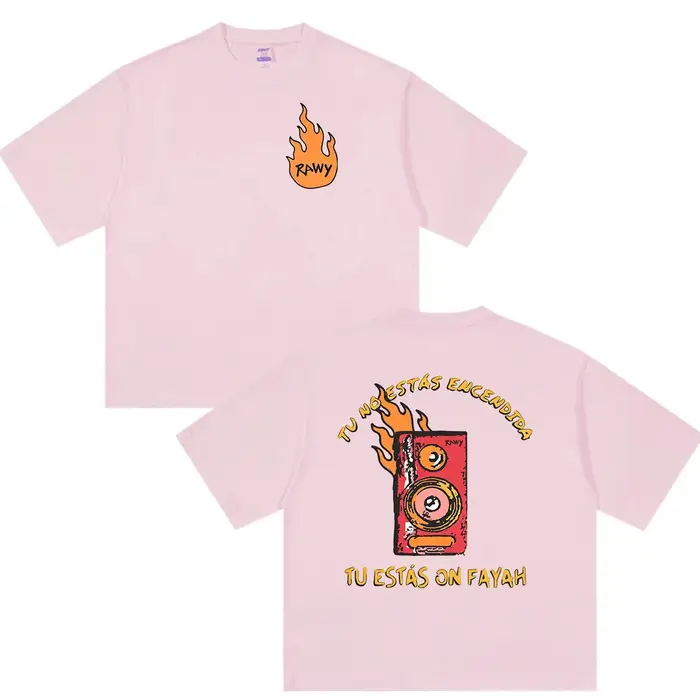Nouveau T-shirt graphique Rawayana 2026 pour hommes et femmes, col rond vintage, vêtements tendance,