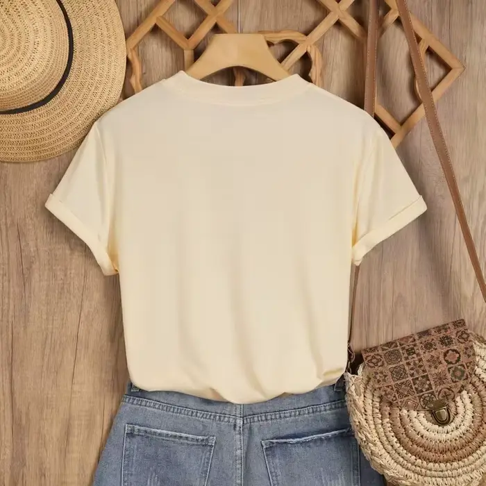 T-shirt drôle pour femme avec imprimé chat mignon
