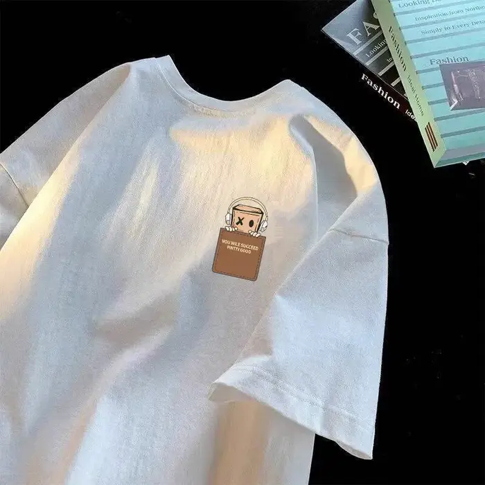 T-shirt en coton imprimé pour homme