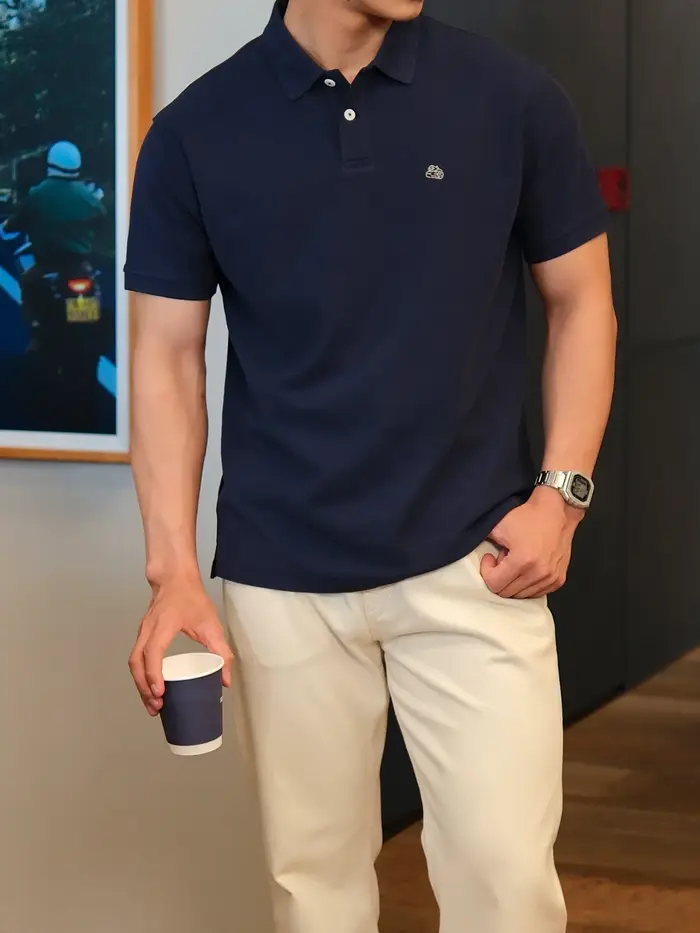 SIMWOOD 2026 Nouveaux Polos Oversize d'Été pour Hommes – Respirants