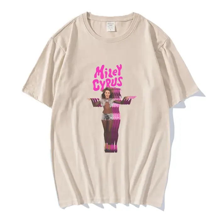 Miley Cyrus T-shirt coton haute qualité été