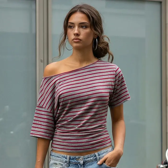 Tops à épaules dénudées pour femmes