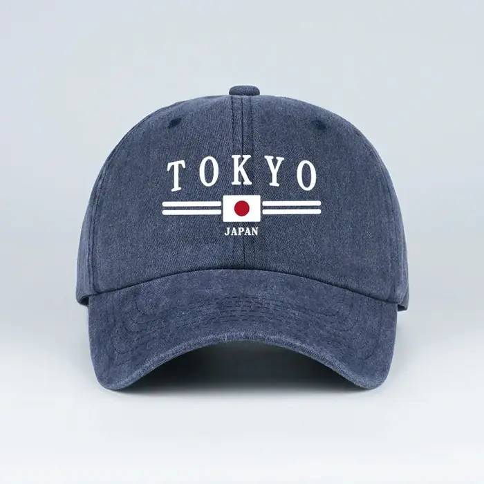 Casquette de baseball imprimée « TOKYO JAPAN »