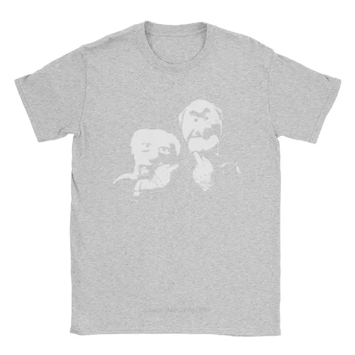 Statler et Waldorf doigt moyen hommes t-shirts