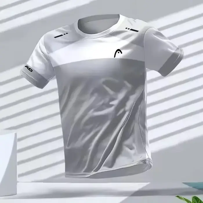 T-shirts pour hommes, vêtements de sport de plein air, t-shirts de course à pied, vêtements de sport