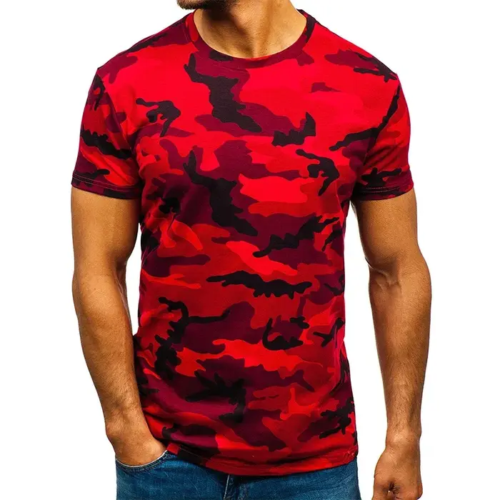 T-shirt camouflage imprimé en 3D