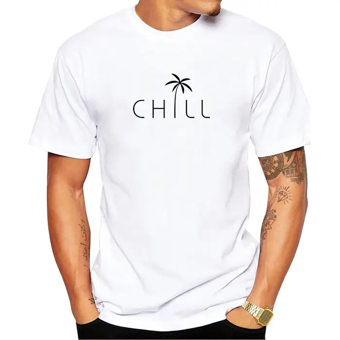 TEEHUB – T-Shirt à manches courtes pour hommes, Hipster réfléchissant, mode lettre Perspective impri