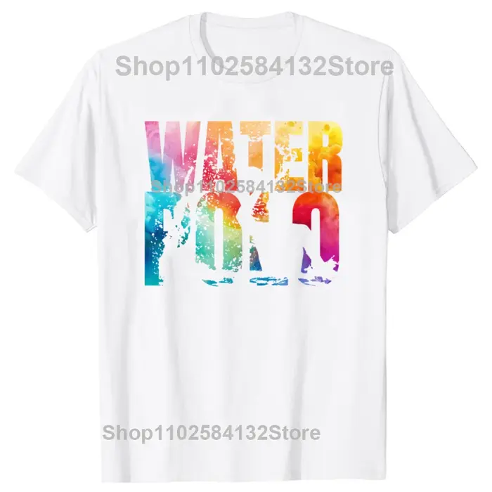 T-shirt Water Polo Homme et Femme, 100% Coton, Décontracté, à la Mode