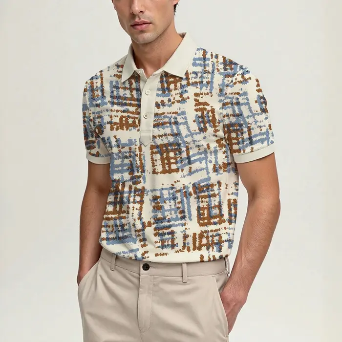 POLO à manches courtes pour hommes, haut à revers à trois boutons, décontracté, mode d'affaires, tou