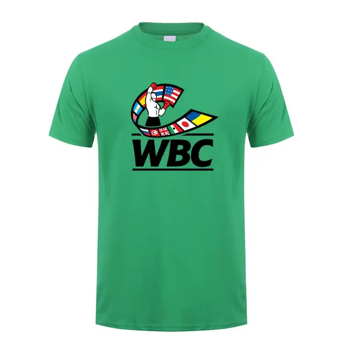 WBC boxe t-shirt été hommes coton à manches courtes T-shirts homme hauts t-shirt DZ-144