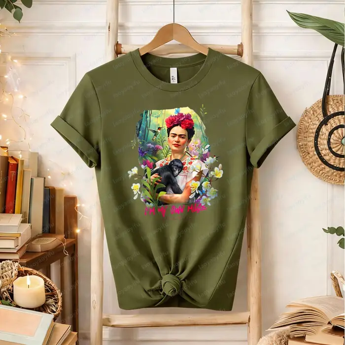 T-shirt « Je suis ma propre muse » - Frida Kahlo