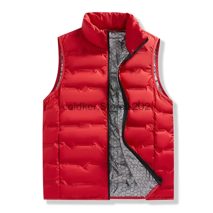 Hiver gilet sans manches vestes chaud imperméable ultraléger bouffant