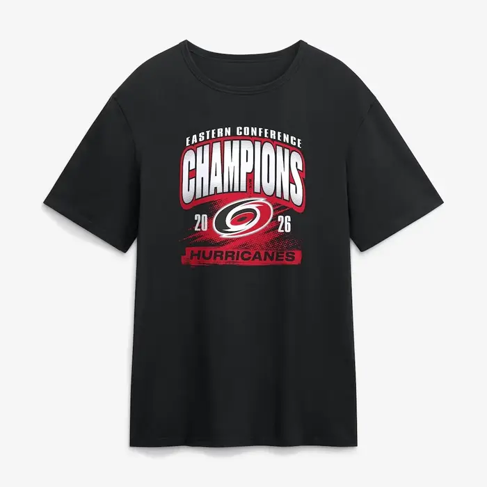 T-shirt Carolina Hurricanes Eastern Champions pour hommes et femmes, vêtements d'été en coton, surdi
