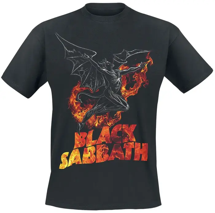 T-shirt unisexe en coton à motif Black Sabbath 2026