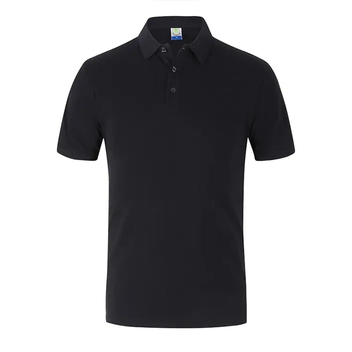 Polo à manches courtes et col en pur coton, 220g, avec Logo imprimé, personnalisation de vêtements d
