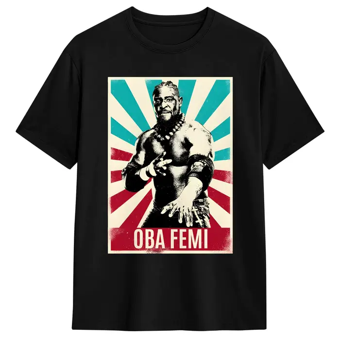 T-shirt vintage rétro Oba Femi pour hommes, t-shirts amusants Y2K, t-shirt d'été à col rond, t-shirt