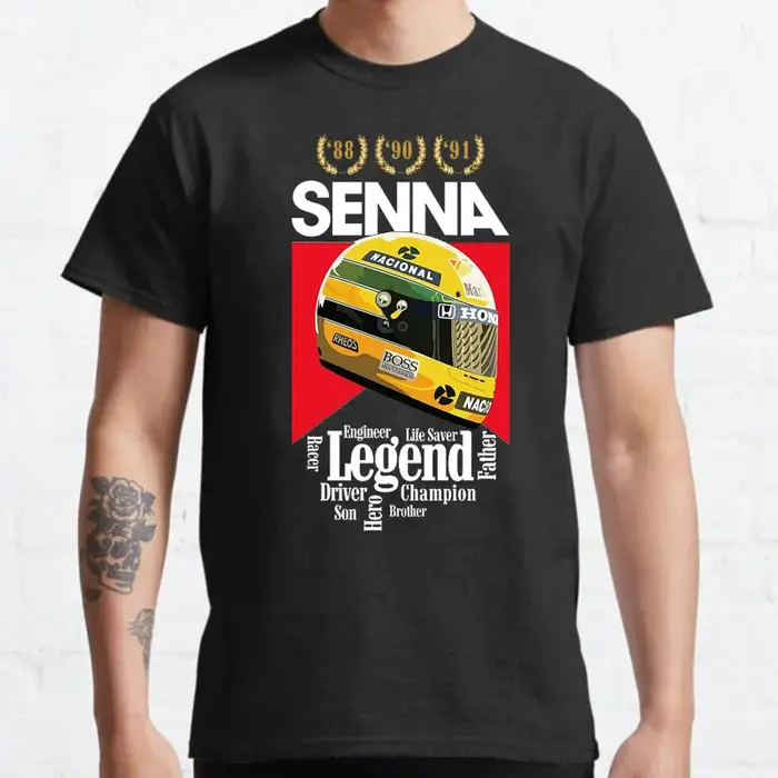 T-shirt imprimé Ayrton Scannelle unisexe