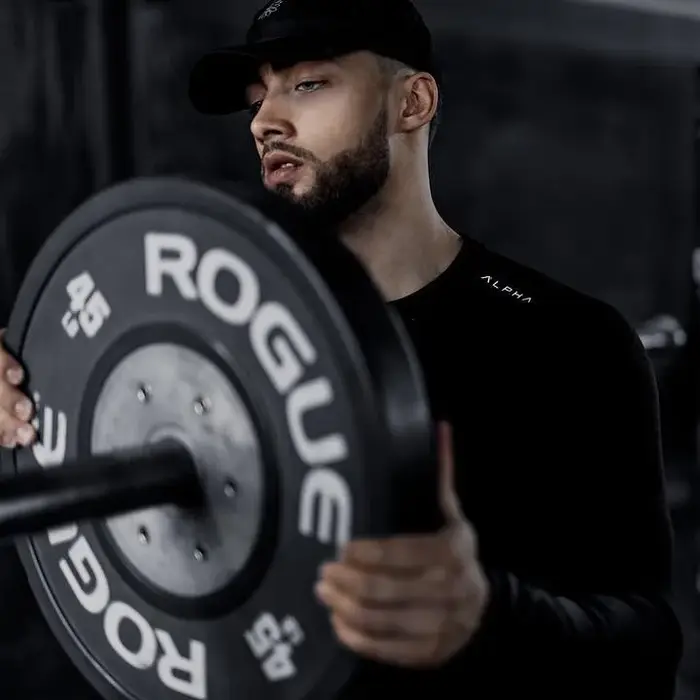 T-shirt de musculation à manches longues pour hommes