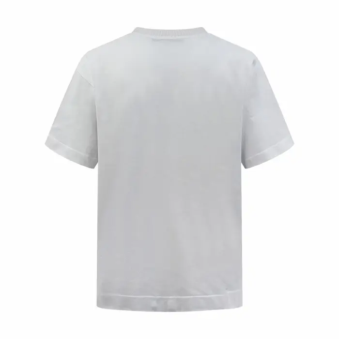 T-shirt unisexe en coton biologique avec logo brodé 3D