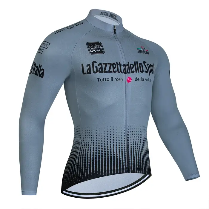 T-shirts de cyclisme gris pour hommes