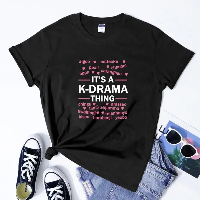 C'est une chose K-Drama T-shirt Style de rue coréen K drame Addict