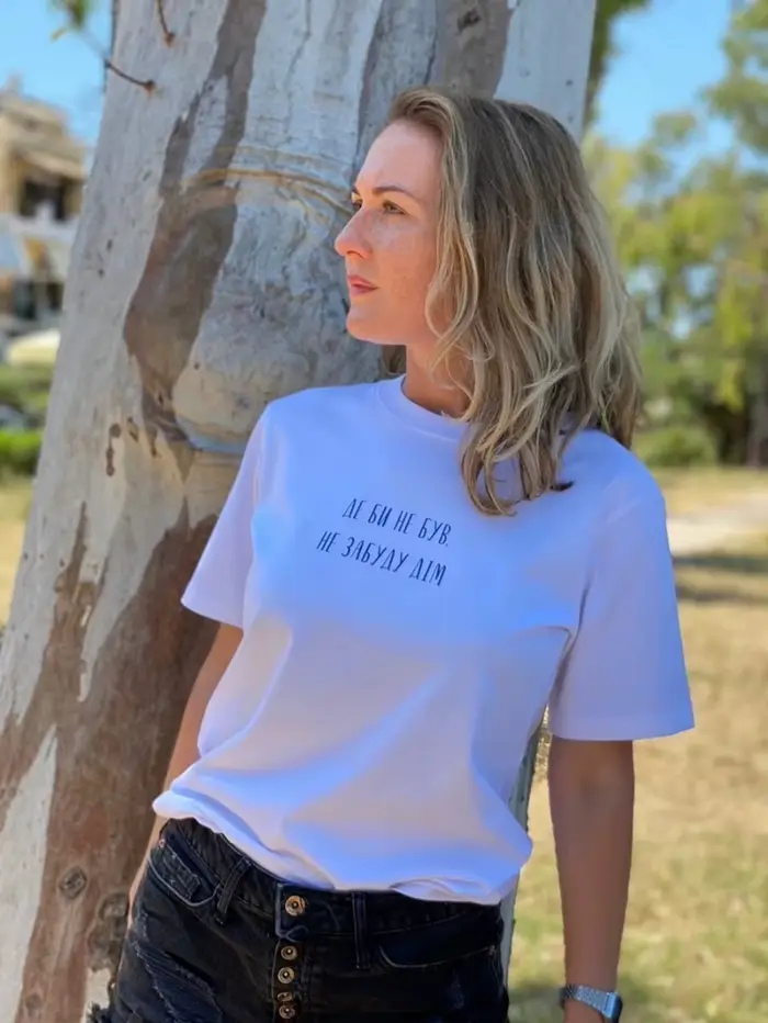 T-shirt blanc oversize imprimé drôle