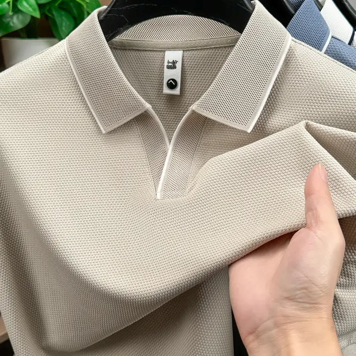 Polo pour homme avec col à revers, manches courtes décontractées, haut de golf sportif, disponible en plusieurs couleurs