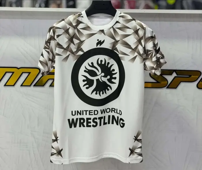 Nouveau T-shirt de sport style Fédération Internationale de Lutte 2026 – Haut d'entraînement de lutt