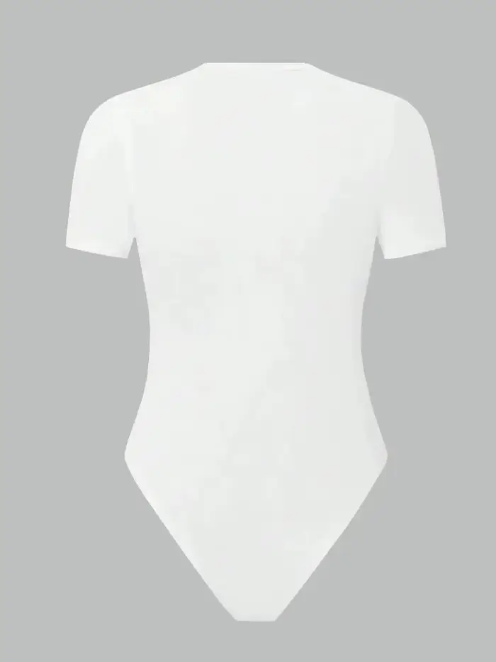 Body basique à manches courtes pour femmes
