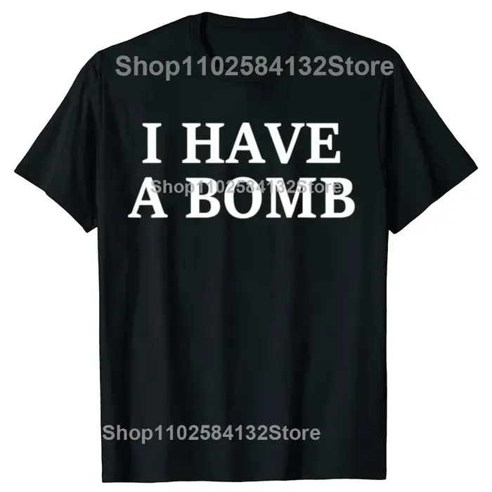 Drôle j'ai une bombe graphique T-shirts femmes mode t-shirt décontracté ample surdimensionné adulte 