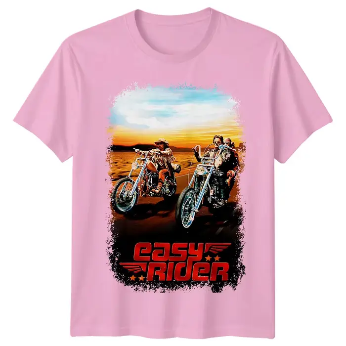 T-shirt de motard Easy Rider pour hommes et femmes