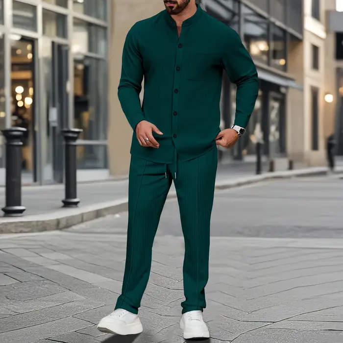 Chemise gaufrée pour homme