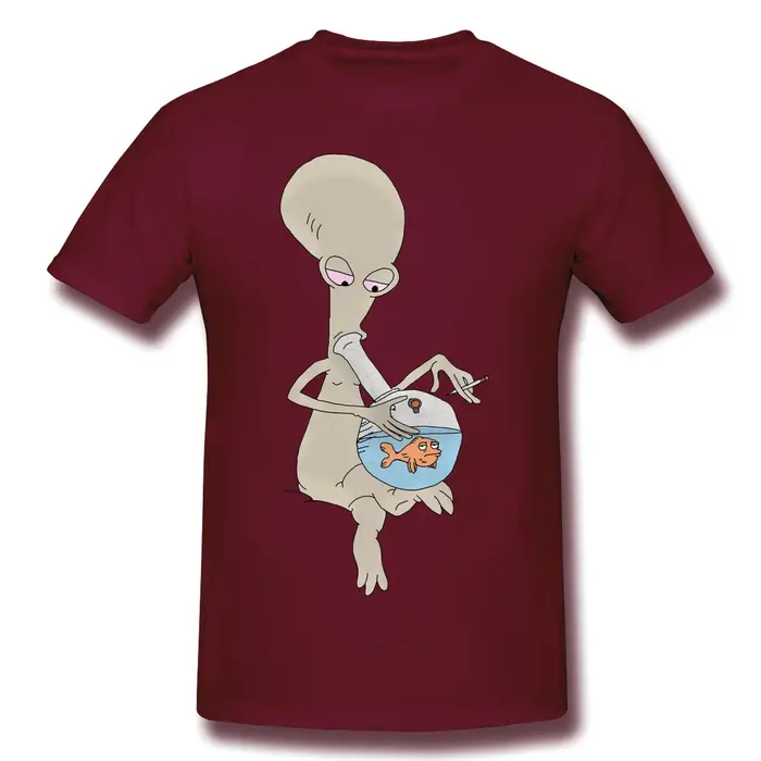 T-Shirt à Manches Courtes pour Homme, de Couleur Rouge, à la Mode