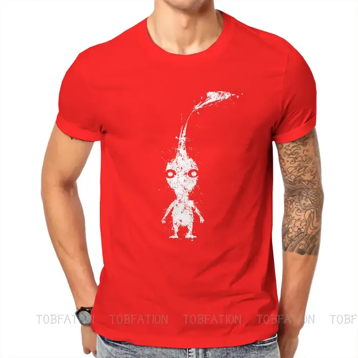 T-shirt blanc à col rond pour hommes