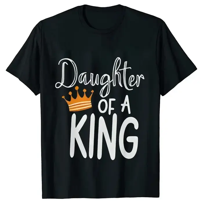 T-shirt graphique drôle père de la princesse fille du roi