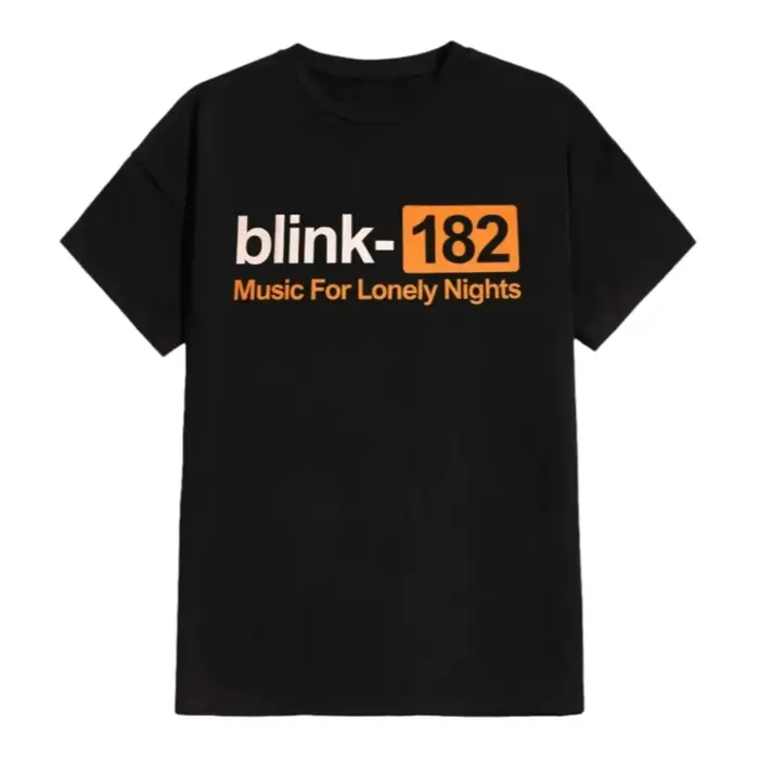 Blink 182 Lonely Nights T-shirt à motifs artistiques