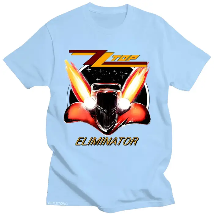 ZZ Top Eliminator 1983 Tour T-Shirt ZZ Top Rock hommes Vintage classique t-shirts été femmes/hommes coton respirant