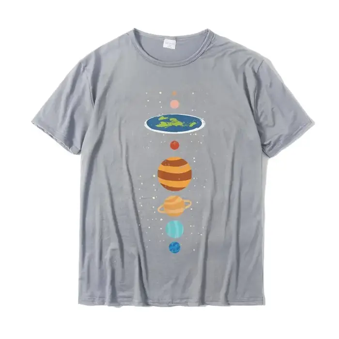 T-shirt plat en coton pour hommes