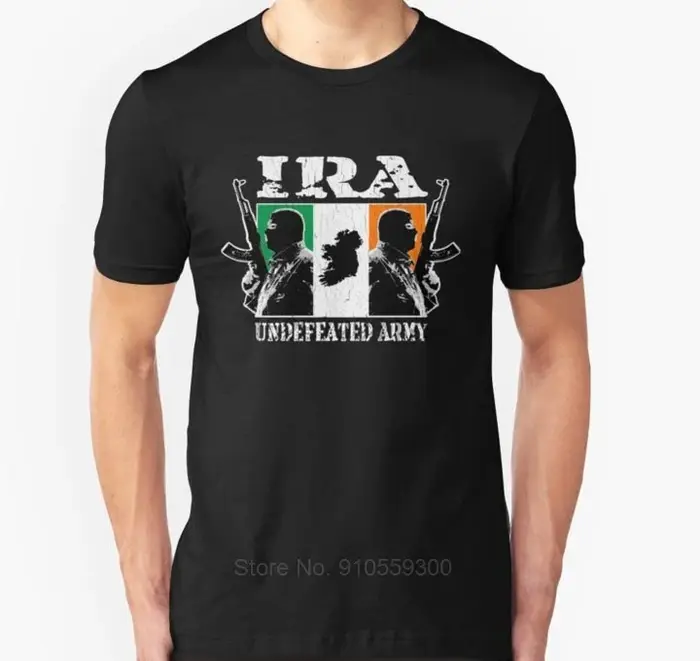Hommes t-shirt IRA invaincu armée (Vintage en détresse) unisexe